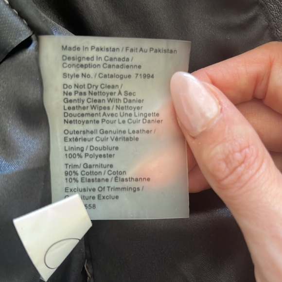 Danier Leather Jacket - Picture 4 of 6